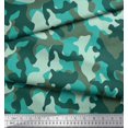 thumbnail image 3 of Soimoi polyester Crepe Fabric Two Tone Camouflage Print Fabric by the Yard 52 Inch Wide, 3 of 3