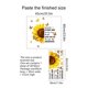 thumbnail image 5 of Un conjunto de pegatinas de pared de girasol, pegatinas de palabras encantadoras para cocina, dormitorio, sala de estar, 5 of 5