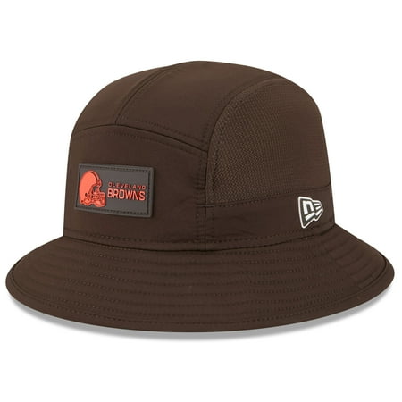 Men s New Era Brown Cleveland Browns 2025 Sideline Bucket Hat