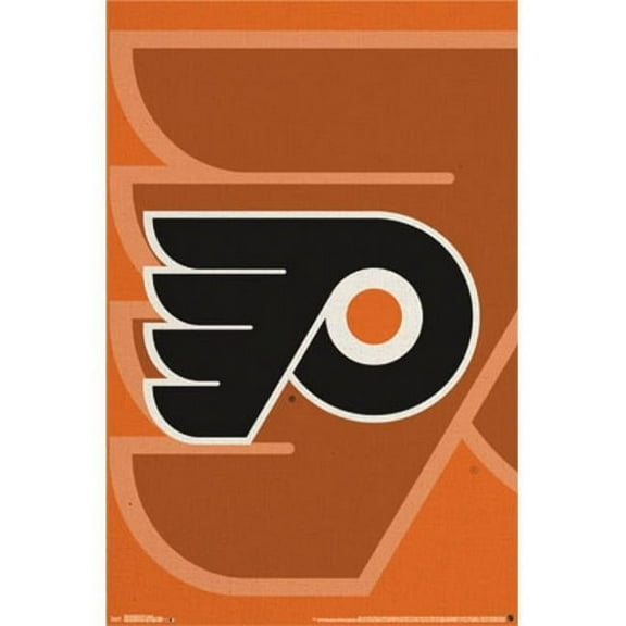 Posterazzi TIARP13868 Philadelphia Flyers - Logo 14 Poster Print - 22 x 34 in.