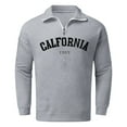 thumbnail image 2 of LEEy-world Sweatshirts For Men Men'S Sherpa Lined Sweatshirts Pullover Basic Tops Warm Crewneck Winter Underwear Grey,XL, 2 of 4