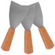 thumbnail image 4 of 2 UNIDS Pequeña Cuchara de Pincho Hogar Hogar Herramienta de la Hornada Occidental Acero Inoxidable Triangular Steak Chocolate P HOMEMAXS 15807987-MX, 4 of 6