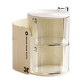 thumbnail image 2 of Clearance Under $5 Boovnll Cosmetic Organizer, Clear Plastic Compact Multiple Compartment Makeup Organizer Countertop for Brushes, Eyeshadow Palettes & Beauty Supplies, Makeup Organizer, 2 of 6