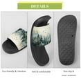 thumbnail image 7 of GZHJMY Stylish Slides for Women Men, Ink and Colour Forest Soft Flexible Slip-on Sandals Slippers, 7 of 7
