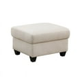 thumbnail image 3 of 148.5" Fabric Linen Blend Reversible Modular Sofa & Couch With Ottoman-Beige, 3 of 7
