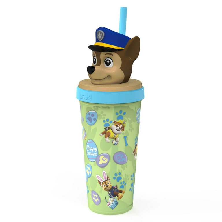 Zak Designs Paw Patrol 15 Ounce Water Bottle and 16 Ounce Tumbler 2-piece  set, Chase and Friends