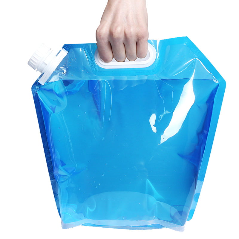5L Outdoor Collapsible Foldable Drinking Water Bags Car Water Carrier Container 