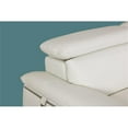 thumbnail image 5 of Titan Furnishings Modern Genuine Italian Leather Loveseat in White, 5 of 16