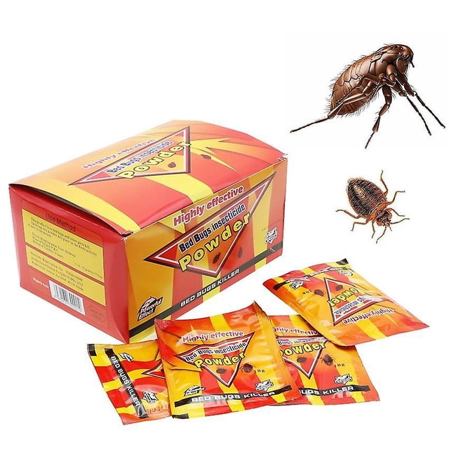 10 paquetes de medicina insecticida para mosca blanca, medicina para chinches de cama, insecticida in vitro, polvo repelente de insectos para el hogar JAMW Sencillez