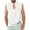 White, variant on Bcfgryg Mens Spring Summer Cotton Linen Pure Color Casual Sleeveless Buttons Shirts Tops Blouse Slim Fit Dress Shirts Men White