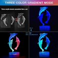 thumbnail image 5 of LETOUR 3D Dolphin Lamp Bedside Table Lamp 7 Colour Changing Touch Table Lamp Decoration for Chrismas Gift Kids Women Girls Kids Toys Gifts, 5 of 6