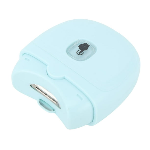 Cortauñas Eléctrico Autico Con Luz LED, Carga USB de 2 Velocidadas para Bebé Niño Adulto, PlásTiCO, Acero inoxidable, 1 Paquete