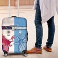 thumbnail image 1 of Custom Fiji And USA Palm Tree With Eagle Luggage Cover LT05, 1 of 5