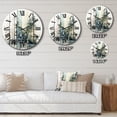 thumbnail image 4 of Designart "Tree Redwood Geometric Silence I" Abstract Oversized Wall Clock, 4 of 5