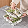 thumbnail image 2 of Caja de almacenamiento para refrigerador, caja de almacenamiento separada para alimentos de grado alimenticio para cocina, verduras, albóndigas congeladas especiales, 2 of 6