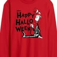 thumbnail image 2 of Dr. Seuss - Happy Halloween Skeleton Cat - Men's Long Sleeve T-Shirt, 2 of 5