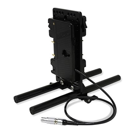 UPC: 0184323005451 | 15mm Rail Mount Cheese Plate with Sharkfin 3-Stud Battery Plate and 18  6-Pin RED LEMO Cable for RED DSMC2