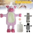 thumbnail image 2 of Winter Hot Water Bottle Plush Soft Rubber Animal-shaped Plush Heating Pad, 2 of 2