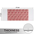 thumbnail image 5 of Kitchen Rugs Sets Of 2,Red Christmas Patchwork Pattern Anti Fatigue Kitchen Mat Rugs Non Slip Washable,Decorative Kitchen Floor Mats for Kitchen,Sink,Laundry,17"X47", 5 of 5