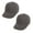 Gray, variant on 2PC Kids Baseball Cap Sun Protection Adjustable Hat, Size 2-5T