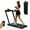 Green, variant on SuperFit Up To 7.5MPH 2.25HP 2 in 1 Dual Display Screen Treadmill Jogging Machine W/APP Control Silver