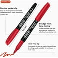 thumbnail image 3 of Shuttle Art Wet Erase Markers, 12 Colors 1mm Fine Tip Smudge-Free Markers, Use on Laminated Calendars,Overhead Projectors,Schedules,Whiteboards,Transparencies,Glass,Wipe with Water, 3 of 7