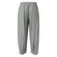 thumbnail image 5 of Vedolay Sweatpants for Men Casual Button Open Slim Fit Straight Solid Color Trousers Grey,M, 5 of 5