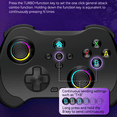 thumbnail image 3 of Wireless Switch Controller Compatible for Switch PC Android iOS Laptop Gaming Joystick Mini Gamepad Hall Effect, 3 of 9