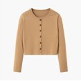 thumbnail image 1 of Cárdigan de fibra natural para mujer, vestido largo hasta el tobillo, tejido con ribetes, moda de verano, 2023, 1 of 5