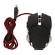 thumbnail image 1 of Ratón para juegos, diseño ergonómico, 4 DPI, respiración ajustable, retroiluminación RGB, control preciso, ratón de oficina para computadora portátil de escritorio, color negro, 1 of 12