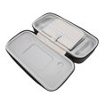 thumbnail image 4 of Estuche de transporte para consola portátil Carcasa rígida Ranura para tarjeta de almacenamiento incorporada Soporte Bolsa de viaje protectora con asa para Steam Deck Gris oscuro, 4 of 10