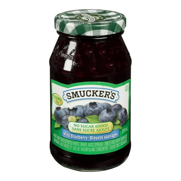 Smucker's No Sugar Added Blueberry Spread 310mL