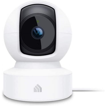 Indoor Pan/Tilt Smart Security Camera, 1080p HD Dog Camera 2.4GHz with Night Vision, Motion Detection for Baby and Pet Monitor, Cloud & SD Card Storage, Works with Alexa & Google Home (EC70)