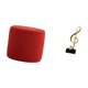 thumbnail image 5 of Escabel,Reposapiés pequeño,taburete otomano,sofá,taburete de té,Reposapiés Cubo Taburete Taburete para Dormitorio Baño,Figura de escritorio,Escultura de nota musical para, 5 of 8