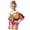 Watermelon Red, variant on BOBOGOJP Girl Swim Cover Up Kids Butterfly Beach Coverup Chiffon Long Sleeves Wrap Swim Dress 4-7 Years Pink for Size 7-8 Years