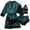 Green, variant on Fall/Winter Ladies Nightwear Akafmk 4PC Women's Pajama Sets,Silk Satin Pajamas for Women Set,Causal Homewear Pajamas Sets Lace Cami Sleepwear with Robe Lounge Set Nightwear Sleepwear 4PC Sets XXL