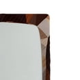 thumbnail image 2 of Ambesonne Retro Fitted Sheet, Geometric Mosaic Owl Art, Full Size, Orange Brown, 2 of 2