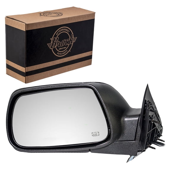 Brock Power Mirror for 2005-2010 Grand Cherokee Heated Manual Fold Left 55156453AE