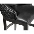 thumbnail image 4 of Wood and Faux Leather Shelter Counter Stool, 4 of 7