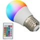 thumbnail image 1 of Bombilla LED RGBW 5W E27, bombilla que cambia de color con control remoto para mejoras del hogar, 1 of 6