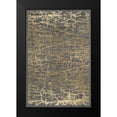 thumbnail image 2 of Brown, Denise 17x24 Black Modern Framed Museum Art Print Titled - Gray Black Cracks 2, 2 of 5
