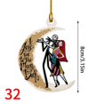 thumbnail image 1 of Colgante de Navidad de Zombies, adorno de acrílico para árbol de Navidad, Interior de coche, suministros de recuerdo para fiesta de Halloween, decoraciones para el hogar, 1 of 4