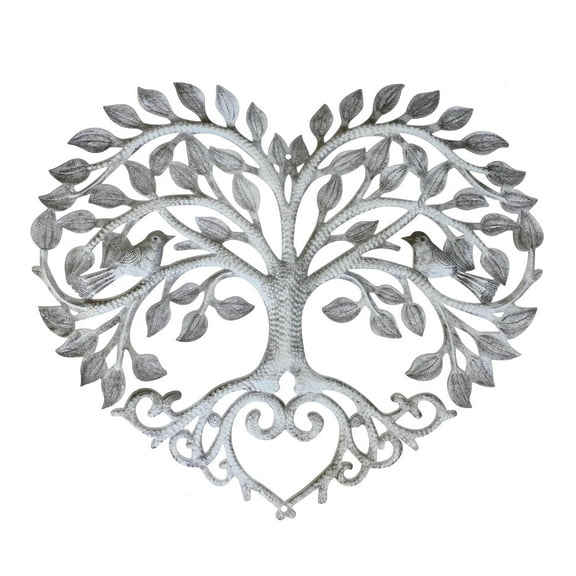 LOLIPPYY Garden Decor Heart Shaped Tree of Life Wall Hanging Ornament 1Pcs