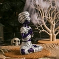 thumbnail image 4 of Halloween Yoga Mummy Statue - Spooky Tabletop Decor, Funny Desk & Shelf Decoration for Halloween Parties, Premium Mummy Figurine with Yoga Pose, 4 of 6
