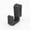 A-Black, variant on Small Plastic Invisible Hook, No Punch Wall Hook Heavy Duty Load Bearing, Streamlined Design for Kitchen Utensils, Bags, Towels – Non Marking Indoor Outdoor Hook for Apartment, Travel, College Dorm