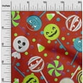 thumbnail image 2 of oneOone Viscose Jersey Red Fabric Halloween Sewing Material Print Fabric By The Yard 60 Inch Wide, 2 of 4