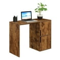 thumbnail image 3 of Designs2Go Bureau d'Étudiant avec Armoires de Rangement, Fini Bois Muscade, 3 of 6