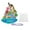 Sea, variant on Tachiuwa Wooden Balance Block Stacking Toys Lacing Beads Toys for Festival Boys Girls Animal