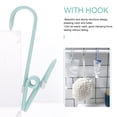 thumbnail image 2 of MasteelfCA 10PCS Simple Colored Plastic-coated Clip with Hook Multi-function Clothes Pin M, 2 of 8