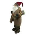 thumbnail image 4 of 36" Brown Standing Santa Claus Christmas Figurine, 4 of 4